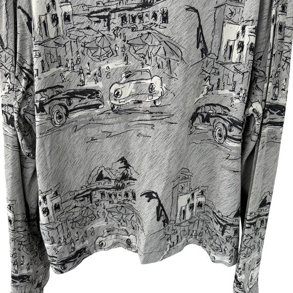 Jacquemus La Chemise Corto Printed Long Sleeve Shirt IT 48‎ US 12 NWT - Picture 9 of 13